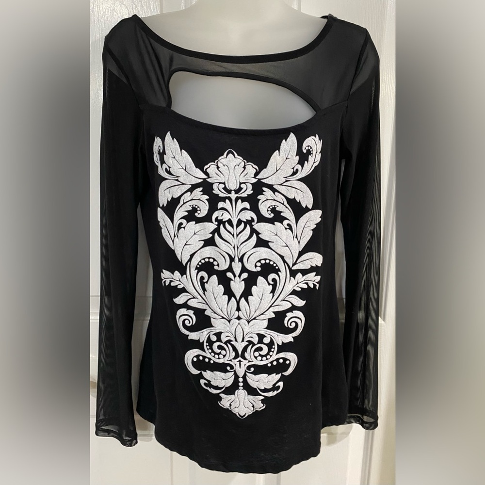 Black Long Sleeve Top